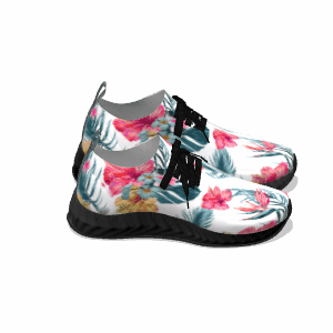 Hawaii Floral - Black Soles
