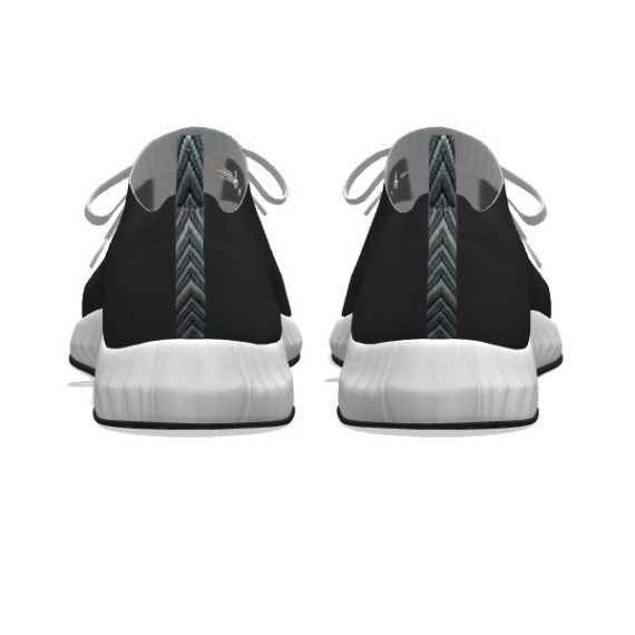 His in Black Wedding Sneakers